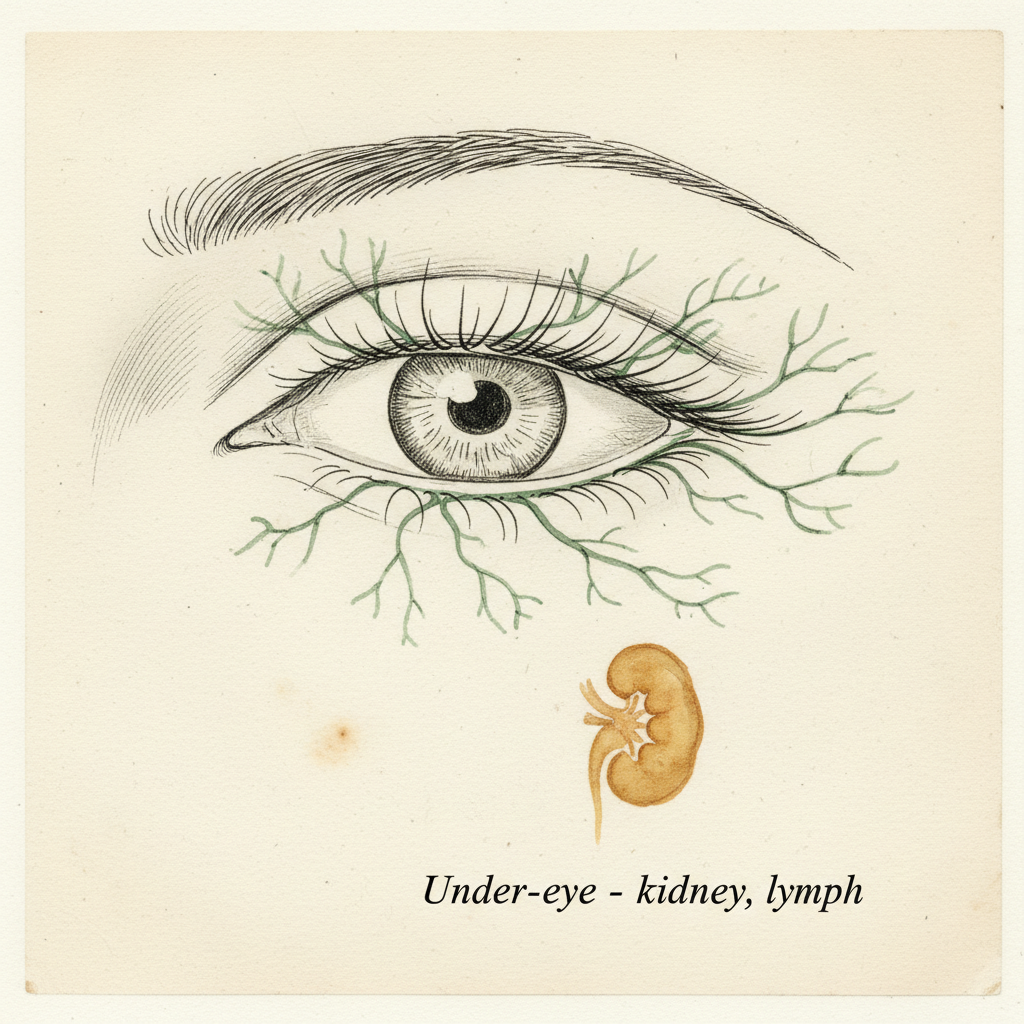 Under-eye zone macro