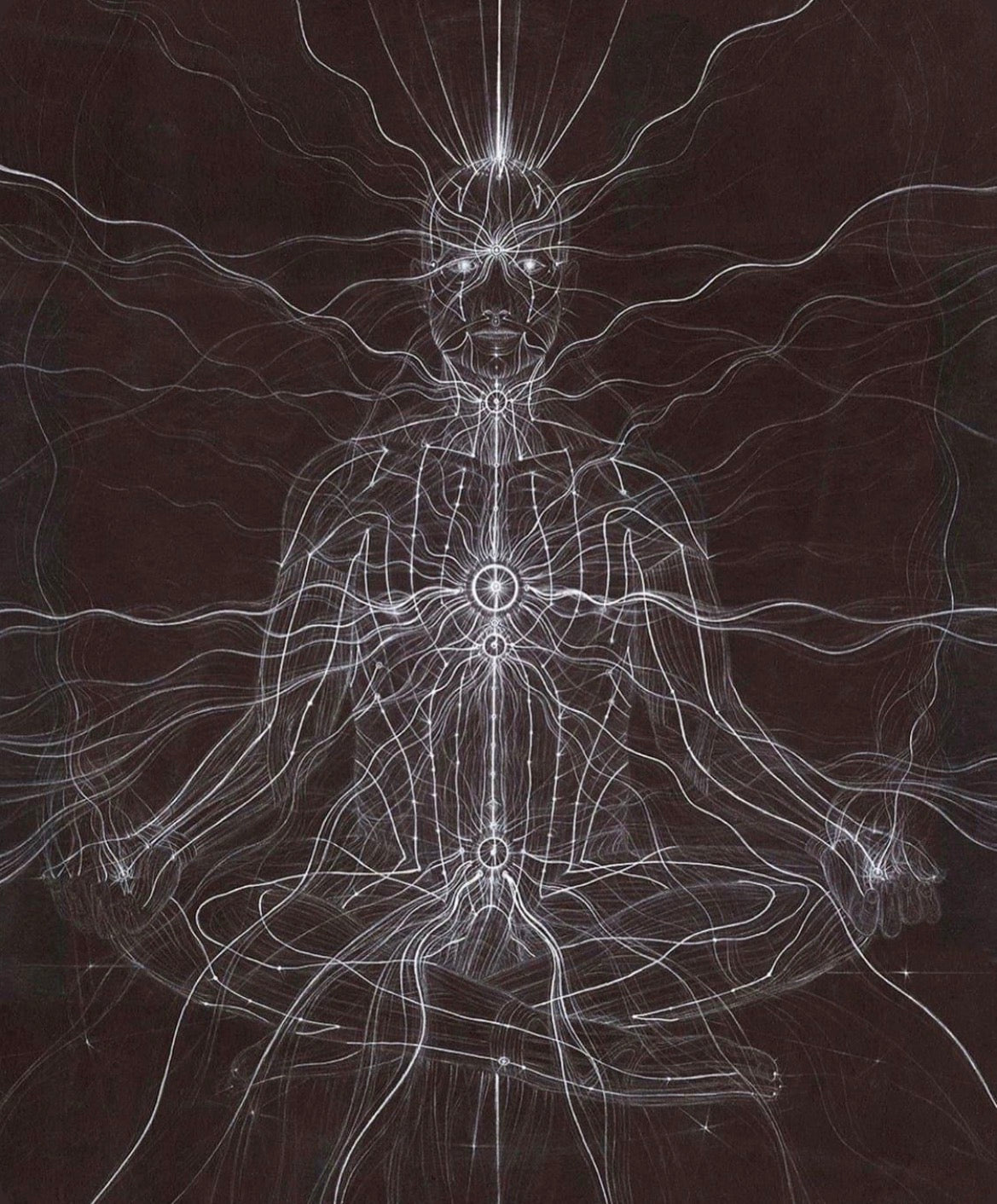 Nervous hero — oak with root system