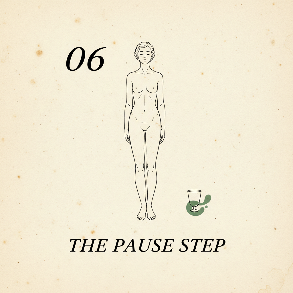 Pause, then water