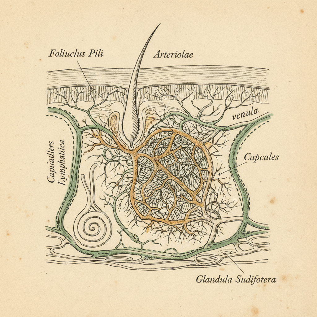Microcirculation — capillary network anatomy